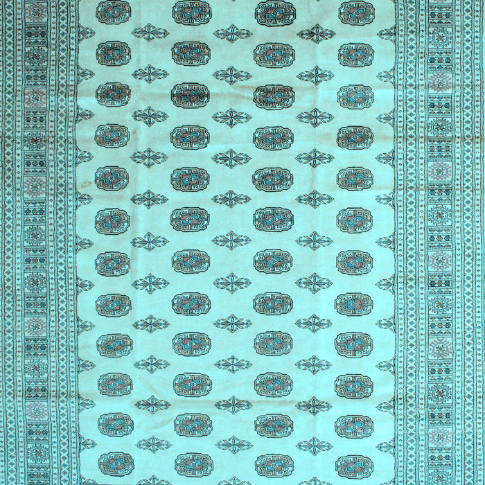 Southwestern Light Blue Country Rug, tr323lblu