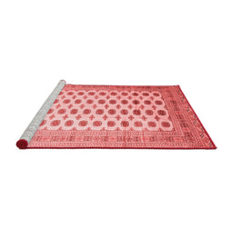 Country Red Washable Rugs