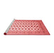 Country Red Washable Rugs