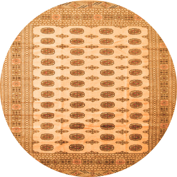 Square Southwestern Orange Country Rug, tr323org