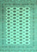 Southwestern Turquoise Country Rug, tr323turq