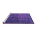 Sideview of Machine Washable Persian Purple Traditional Area Rugs, wshtr3240pur