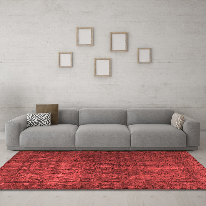 Traditional Red Washable Rugs