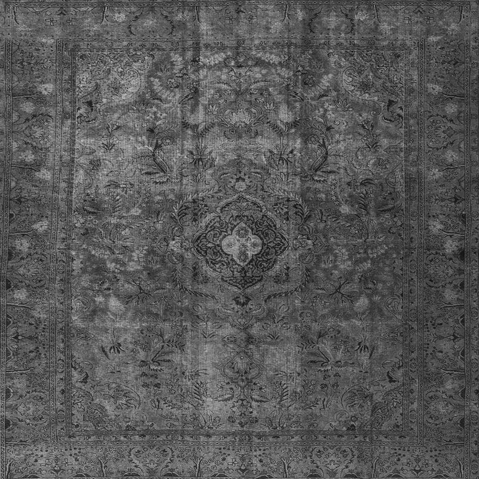 Serging Thickness of Persian Gray Traditional Rug, tr3240gry