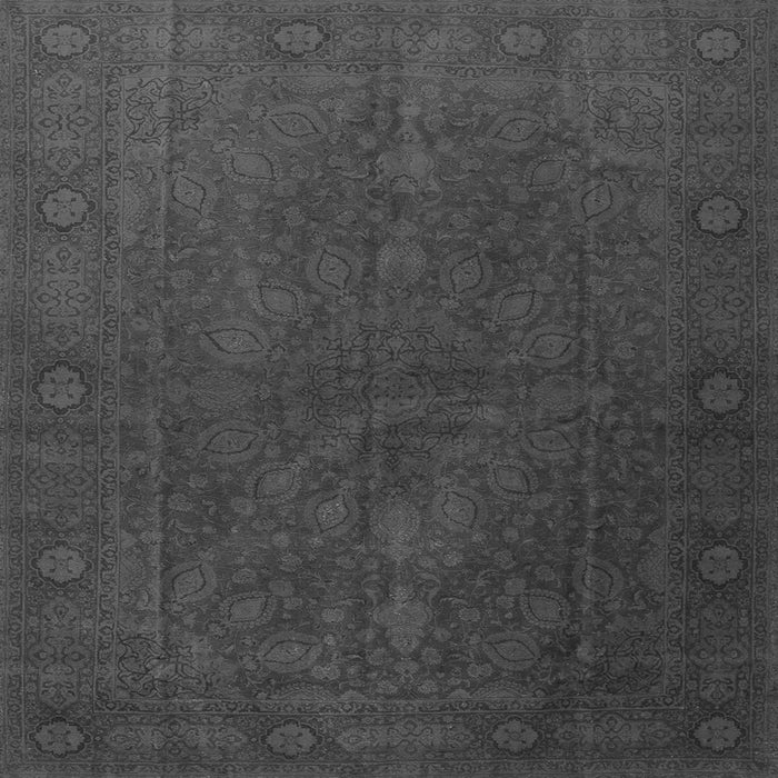 Serging Thickness of Persian Gray Traditional Rug, tr3241gry