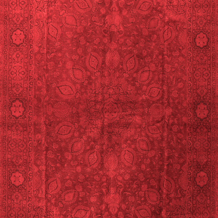 Machine Washable Persian Red Traditional Rug, wshtr3241red