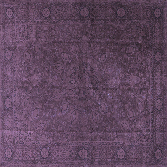 Square Persian Blue Traditional Rug, tr3241blu
