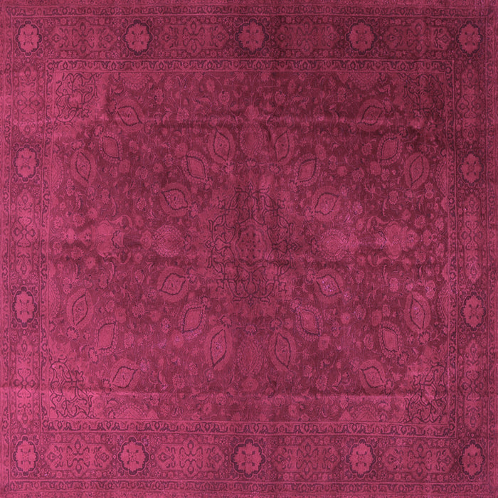 Square Persian Purple Traditional Rug, tr3241pur