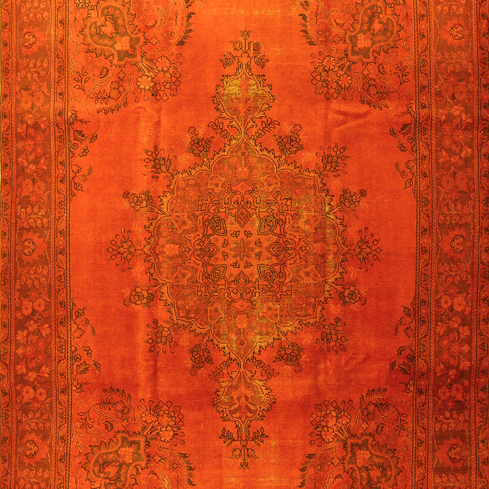 Machine Washable Persian Yellow Traditional Rug, wshtr3242yw