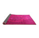 Sideview of Persian Pink Traditional Rug, tr3242pnk