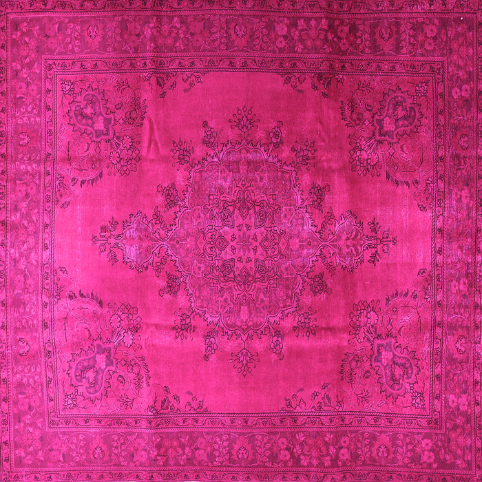 Square Persian Pink Traditional Rug, tr3242pnk