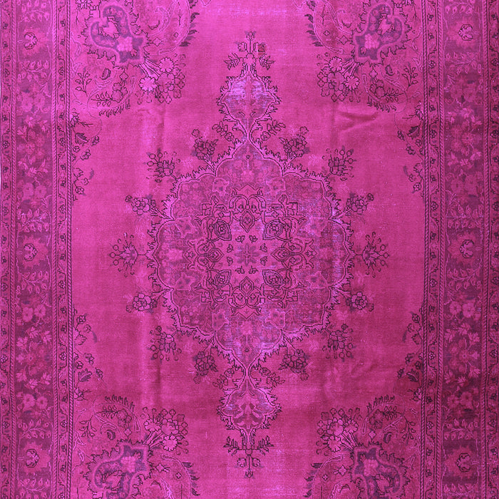 Machine Washable Persian Purple Traditional Area Rugs, wshtr3242pur