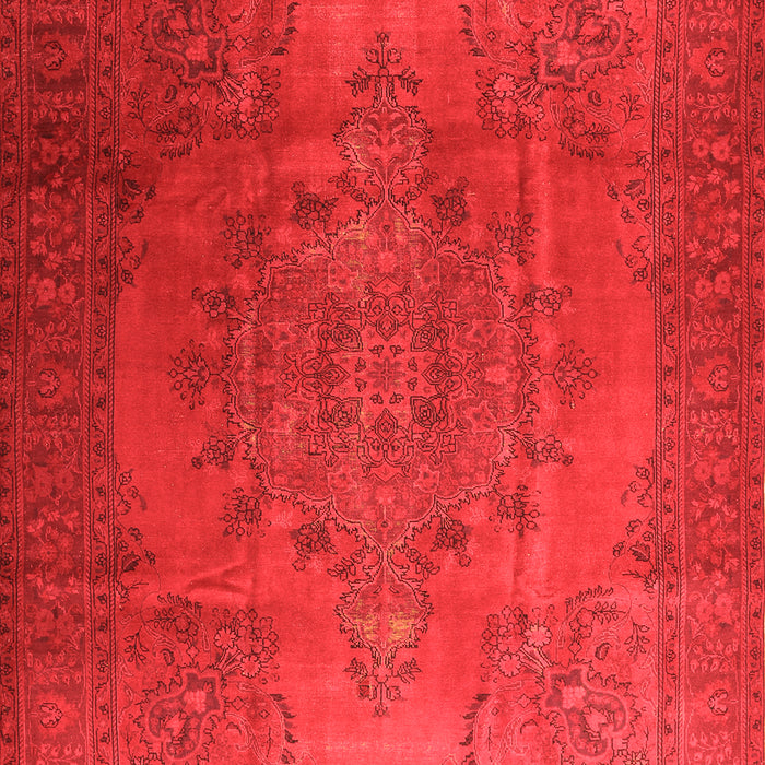 Serging Thickness of Machine Washable Persian Orange Traditional Area Rugs, wshtr3242org