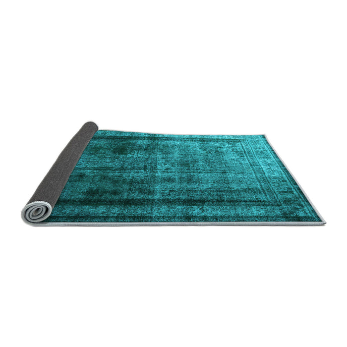 Sideview of Persian Light Blue Traditional Rug, tr3243lblu