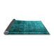 Sideview of Persian Light Blue Traditional Rug, tr3243lblu