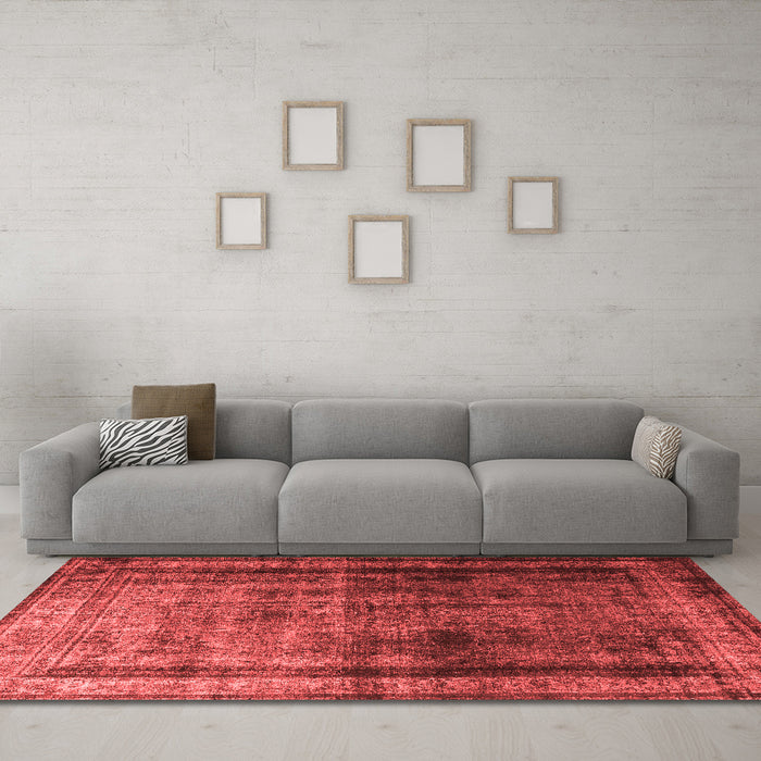 Traditional Red Washable Rugs
