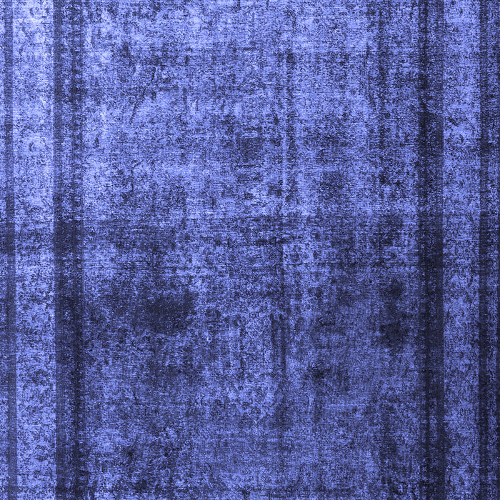 Machine Washable Persian Blue Traditional Rug, wshtr3243blu