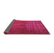 Sideview of Persian Pink Traditional Rug, tr3244pnk