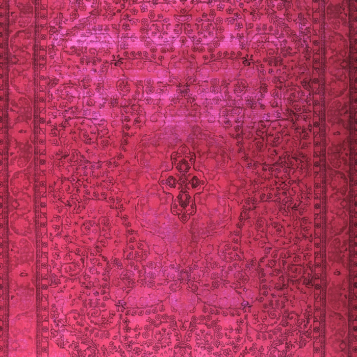 Machine Washable Persian Pink Traditional Rug, wshtr3244pnk
