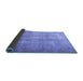 Sideview of Persian Blue Traditional Rug, tr3245blu