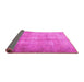 Sideview of Persian Pink Traditional Rug, tr3245pnk