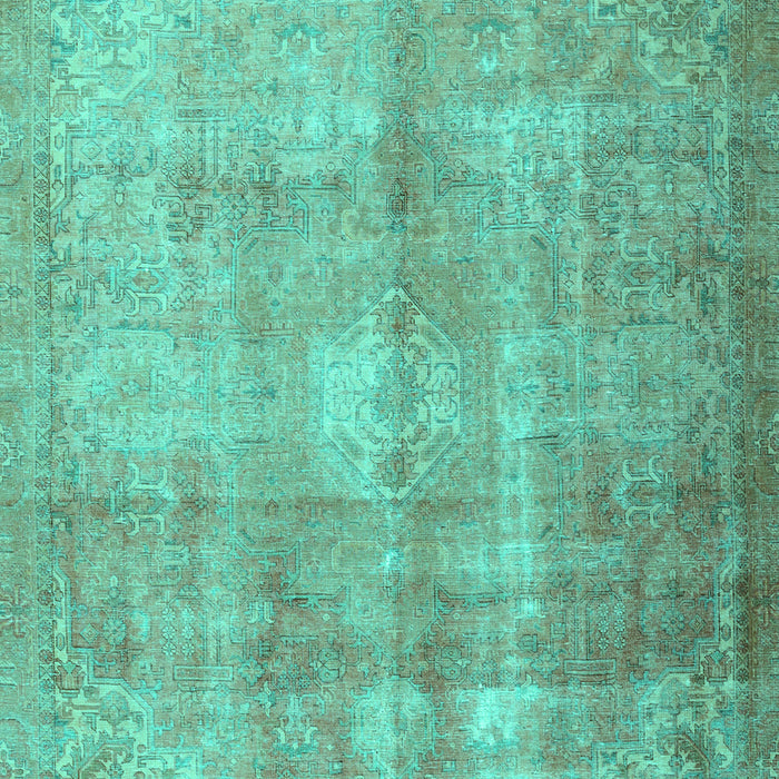 Machine Washable Persian Turquoise Traditional Area Rugs, wshtr3245turq