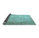 Sideview of Persian Light Blue Traditional Rug, tr3246lblu
