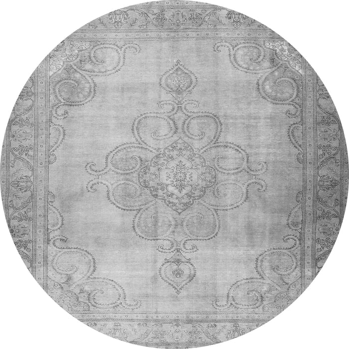 Square Persian Gray Traditional Rug, tr3246gry