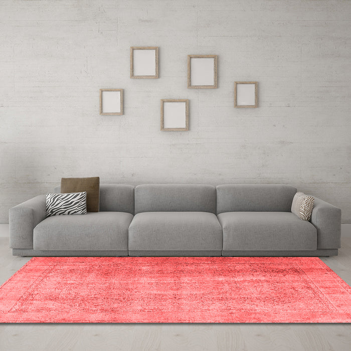 Traditional Red Washable Rugs