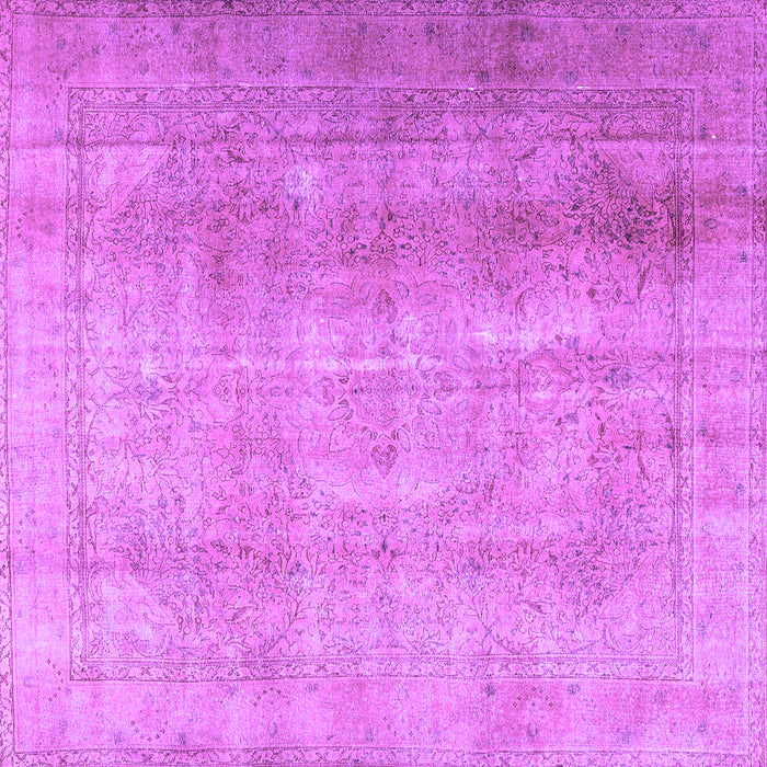 Square Persian Purple Traditional Rug, tr3247pur