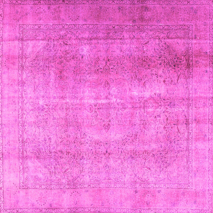 Square Persian Pink Traditional Rug, tr3247pnk