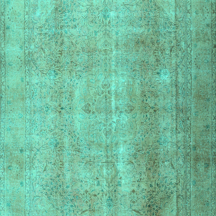 Machine Washable Persian Turquoise Traditional Area Rugs, wshtr3247turq