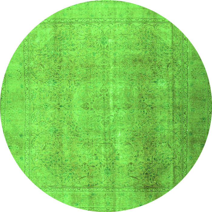 Machine Washable Persian Green Traditional Area Rugs, wshtr3247grn