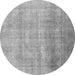 Machine Washable Persian Gray Traditional Rug, wshtr3247gry