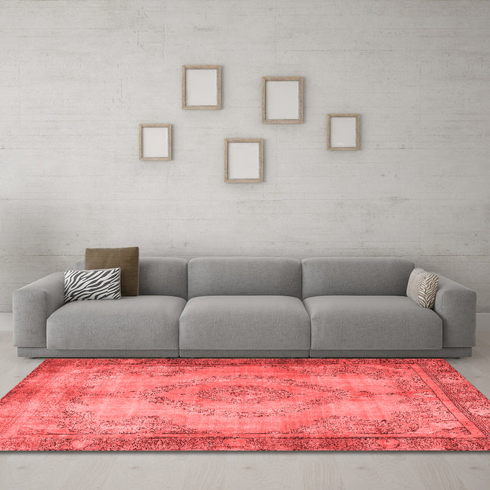 Traditional Red Washable Rugs