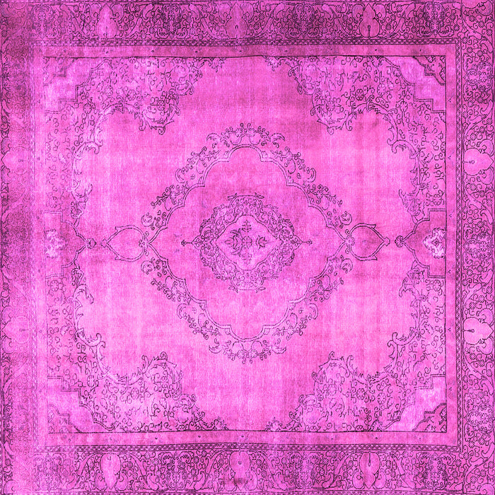 Square Persian Pink Traditional Rug, tr3248pnk
