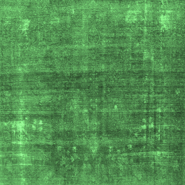 Machine Washable Persian Emerald Green Traditional Area Rugs, wshtr3249emgrn