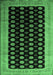 Machine Washable Persian Emerald Green Traditional Area Rugs, wshtr324emgrn