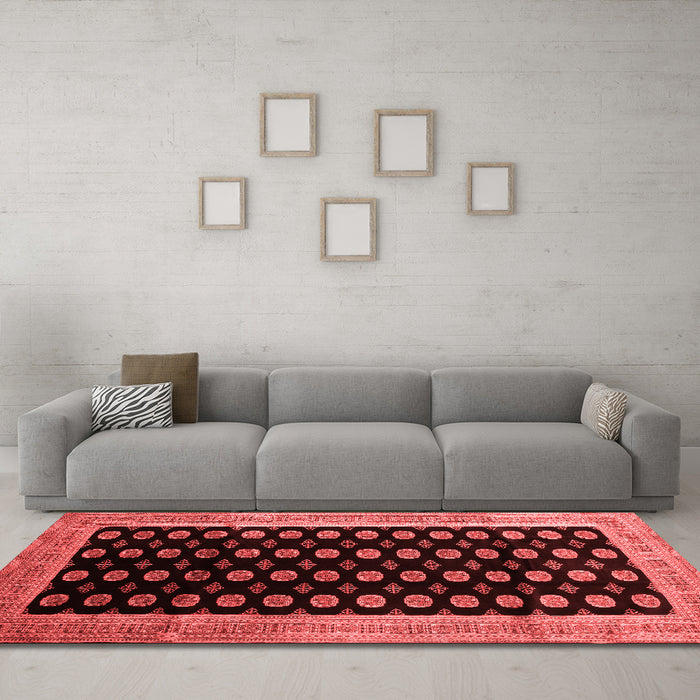 Traditional Red Washable Rugs