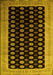 Machine Washable Persian Yellow Traditional Rug, wshtr324yw