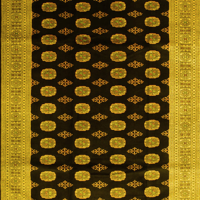 Machine Washable Persian Yellow Traditional Rug, wshtr324yw