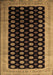 Machine Washable Persian Brown Traditional Rug, wshtr324brn
