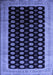 Machine Washable Persian Blue Traditional Rug, wshtr324blu