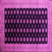 Square Machine Washable Persian Pink Traditional Rug, wshtr324pnk