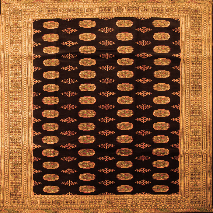 Serging Thickness of Persian Orange Traditional Rug, tr324org