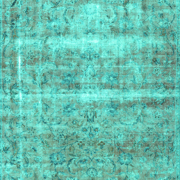 Machine Washable Persian Turquoise Traditional Area Rugs, wshtr3250turq