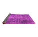 Sideview of Persian Pink Traditional Rug, tr3251pnk