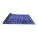 Sideview of Persian Blue Traditional Rug, tr3251blu