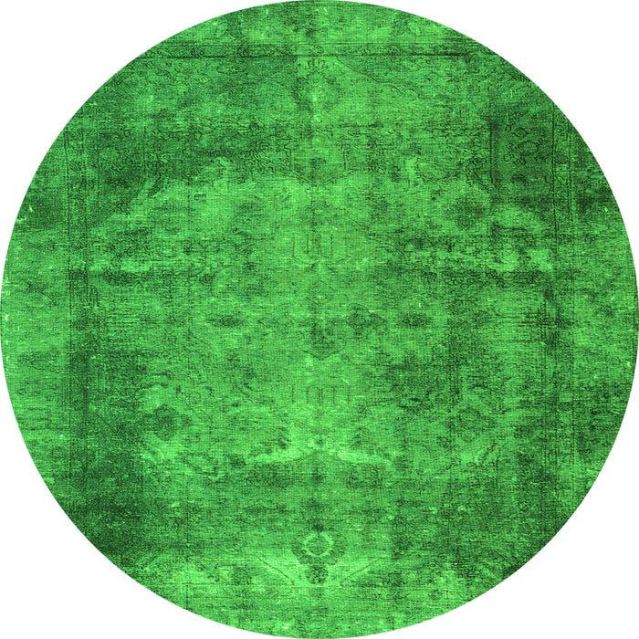 Machine Washable Persian Green Traditional Area Rugs, wshtr3251grn