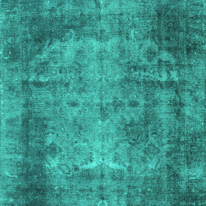Machine Washable Persian Turquoise Traditional Area Rugs, wshtr3251turq